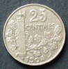 Frankreich 25 Centimes S.186 / N / Kopf der Marianne - Liktorenbündel,Eichenblätter -