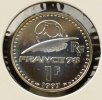 Frankreich 1 Franc S.499 / 900er Silber, 12g / Emblem - Weltpokal vor Fußball und Globus -