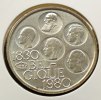 Belgien 500 Francs S.130 / K-N, S platt. - 185er Silber, 25g / Kopfbilder - Landkarte -
