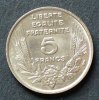 Frankreich 5 Francs S.202 / N / Kopf der Marianne - Weizenähren, Lorbeer , Eichenlaub, Weintraube -