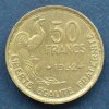 Frankreich 50 Francs S.223.1 / Al-Bro / Kopf der Marianne - Gallischer Hahn -