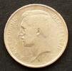 Belgien 1 Frank S.29 / 835er Silber, 5g / Albert I. - Jahreszahl zwischen Zweigen -