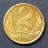 Polen 2 Zloty S.74 / Me / Wappenadler - Wert zwischen Ähren -