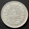 Frankreich 5 Francs S.203 b 1. / Al / Belorbeerter Kopf der Marianne -