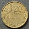Frankreich 20 Francs S.222.3 / Al-Bro / Kopf der Marianne - Gallischer Hahn -