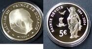 Monaco 5 Euro 900er Silber, 12g / Rainier III. - Sainte Devote 304-2004 -