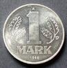 DDR 1 Mark S.15 / Al / Staatswappen - Wert zwischen Eichenblättern -
