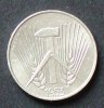 DDR 1 Pfennig S.5 / Al / Hammer und Zirkel auf zwei Ähren -