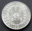 Dschibuti 5 Francs S.19 / Al / Staatswappen - Hunters Leierantilope -