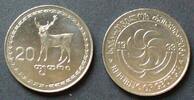 Georgien 20 Tetri S.11 / St / Sonne als Symbol des Lebens - Rehbock -
