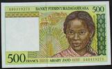 Madagaskar 500 Francs ND(1994) P. 75 / Serie A kfr 4.69 US$  +  7.04 US$ shipping