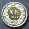 Schweiz 1/2 Franken S.27 a / K-N / Stehende Helvetia mit Wappenschild -