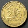 Französisch Westafrika und Togo 25 Francs S.9 / Al-Bro / Dünengazelle - Goldgewicht der Ashanti -
