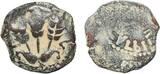 ISRAEL,  Herod Agrippa I, prutah struck year 30-31 CE in Jerusalem