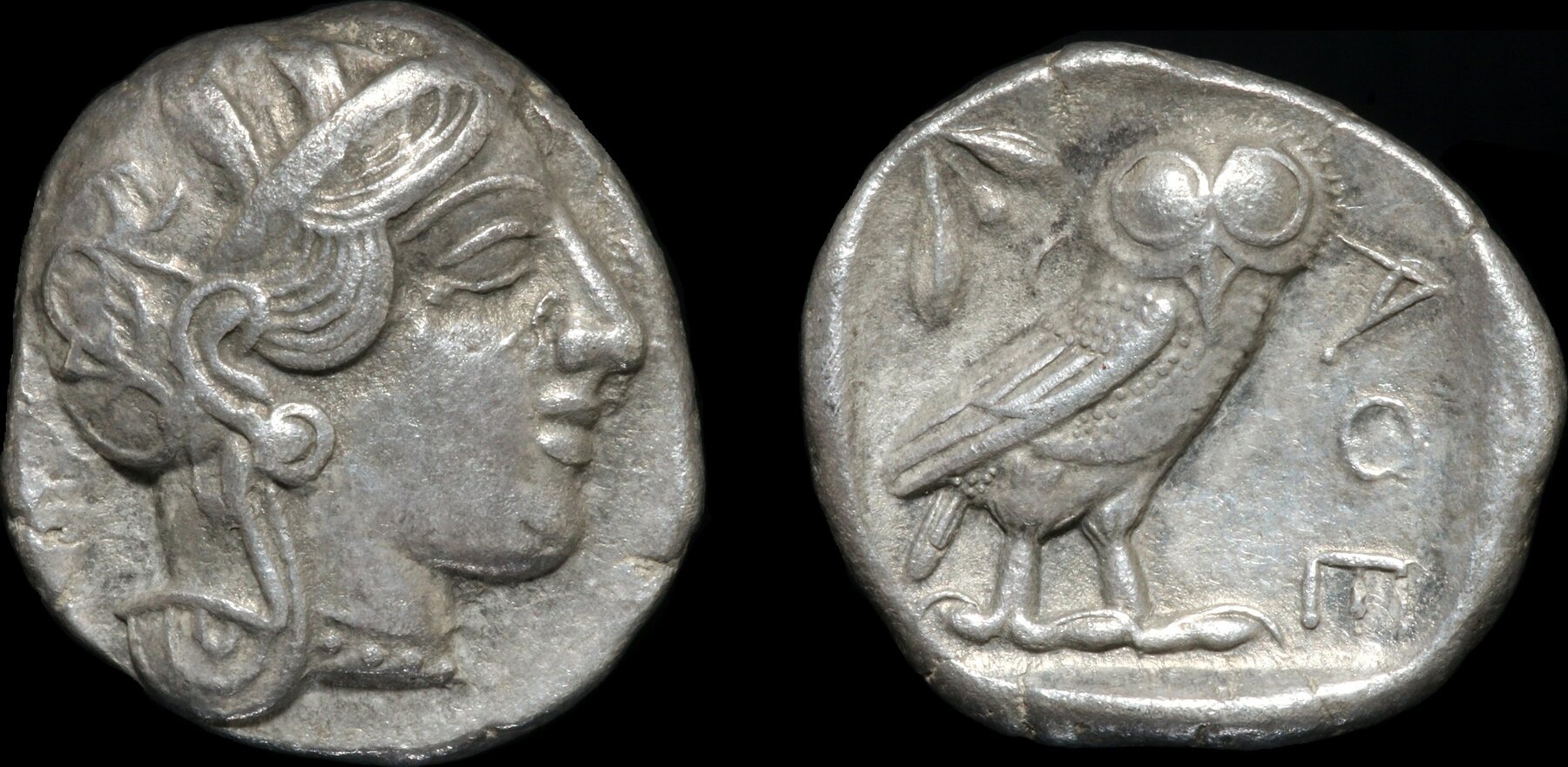 Athens Greece Athena Owl Silver Tetradrachm (454-404 BC) | MA-Shops