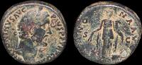 ISRAEL, ROMAN EMPIRE AE sestertius 139 A.D. Antoninus Pius -