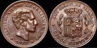 Barcelona 5 Céntimos 1874-1885 Alfonso XII -