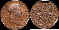 Segovia 2 Maravedis 1808-1833 Fernando VII -