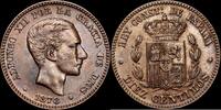 Barcelona 10 Céntimos 1874-1885 Alfonso XII -
