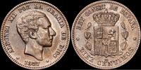 Barcelona 10 Céntimos 1874-1885 Alfonso XII -