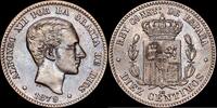 Barcelona 10 Céntimos 1874-1885 Alfonso XII -