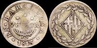Barcelona 1 Peseta 1808-1814 Cataluña Napoleónica -