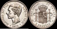 Madrid 5 Pesetas 1874-1885 Alfonso XII -