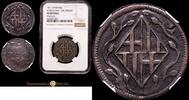 Barcelona 4 Cuartos Die Struck 1808-1833 Fernando VII -