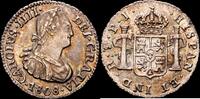 Potosí 1/2 Real 1788-1808 Carlos IV -