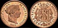 Segovia 5 Céntimos de real 1833-1868 Isabel II -