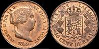 Segovia 10 Céntimos de Real 1833-1868 Isabel II -
