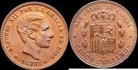 Barcelona 5 Céntimos 1874-1885 Alfonso XII -