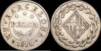 Barcelona 1 Peseta 1808-1814 Cataluña Napoleónica -
