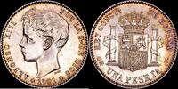 Madrid 1 Peseta 1886-1931 Alfonso XIII -