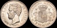 Madrid 5 Pesetas 1871-1873 Amadeo I -