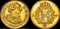 Madrid 1/2 Escudo 1759-1788 Carlos III -