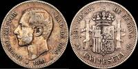 Madrid 1 Peseta 1886-1931 Alfonso XIII -