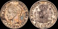 Madrid 50 Céntimos 1886-1931 Alfonso XIII -