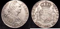 Casa de Moneda de Nueva Guatemala 8 Reales 1788-1808 Carlos IV -