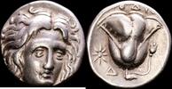 Rodas. Circa Didracma 340-316 a. C. Antigua Grecia Muy buena conservación. 762.57 US$  +  29.33 US$ shipping
