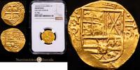 Santa Fe de Nuevo Reino 2 Escudos 1621-1665 Felipe IV -