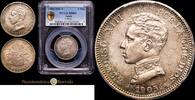 Madrid 2 Pesetas 1905 1886-1931 Alfonso XIII Encapsuladao por PCGS como ... 173.43 US$  +  20.81 US$ shipping