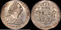 Lima (Per&uacute;) 8 Reales 1780 1759-1788 Carlos III SC- 2,081.17 US$  +  28.91 US$ shipping