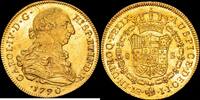 Lima 8 Escudos 1790 1788-1808 Carlos IV EBC-/EBC+ 5,549.80 US$  +  34.69 US$ shipping