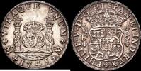 Mexico 8 Reales 1745/5 1700-1746 Felipe V MBC+ 1,936.65 US$  +  28.91 US$ shipping