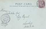 Großbritannien Ansichtskarte 1901 Edinburgh, gelaufen