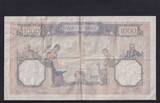 Frankreich 1000 Francs 30.03.1939 F IV+, Nadellöcher,