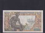 Frankreich 1000 Francs 20.8.1942 VF, kleiner Einriss, Nadellöcher,