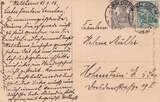 Deutsches Reich, Sachsen, Ansichtskarte 1915 Waldheim, Rathaus, beschrieben, Gebrauchsspuren,