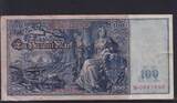 Kaiserreich, Reichsbanknote, 100 Mark 1908 Ro.35, DEU-32, VF,